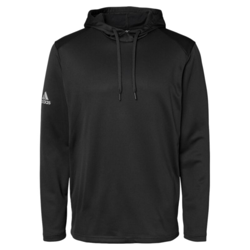 Textured Mixed Media Hooded Sweatshirt Thumbnail