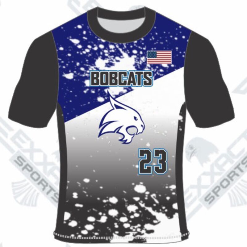 Wilmington Bobcats Compression Short Sleeve Shirt Thumbnail