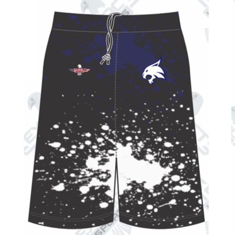 Wilmington Bobcats Sublimated Compression Shorts Thumbnail
