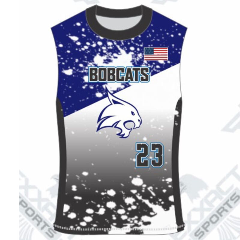 Wilmington Bobcats Compression Sleeveless Shirt Thumbnail